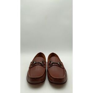 Quince Men Calfskin Leather Horsebit Loafer Brandy Shoes 10.5